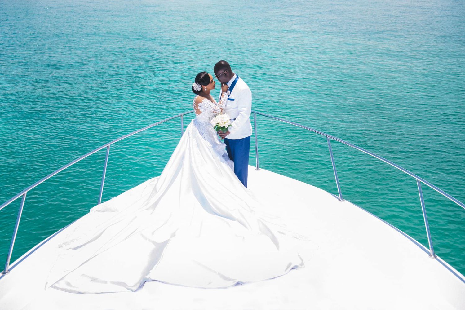 The Morley's — wedding portrait by Platinum Photography, Nassau Bahamas